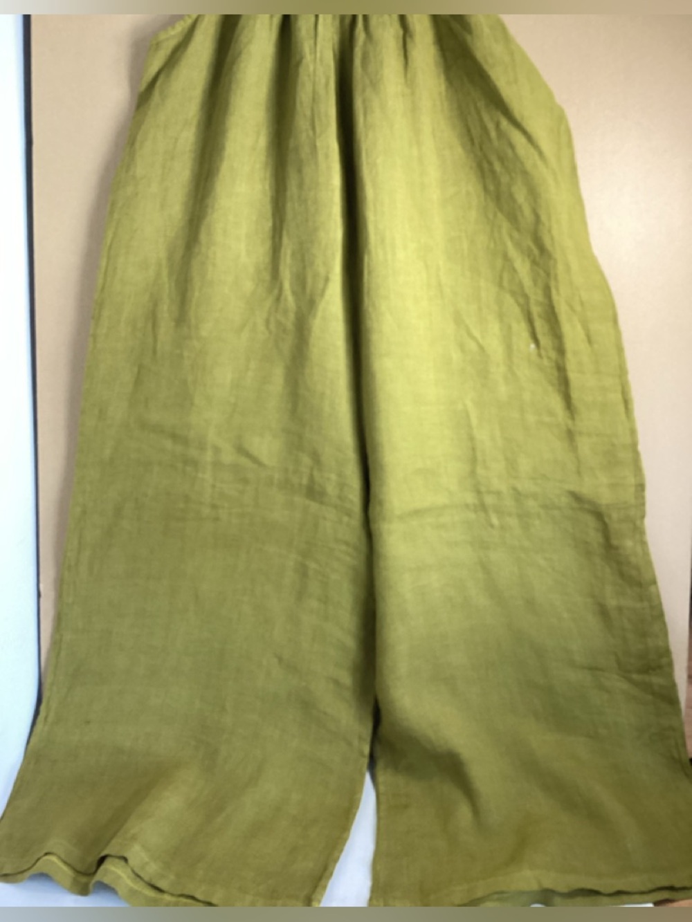 Women's Olive Green Wide-Leg Jumpsuit - Picture 5 of 11